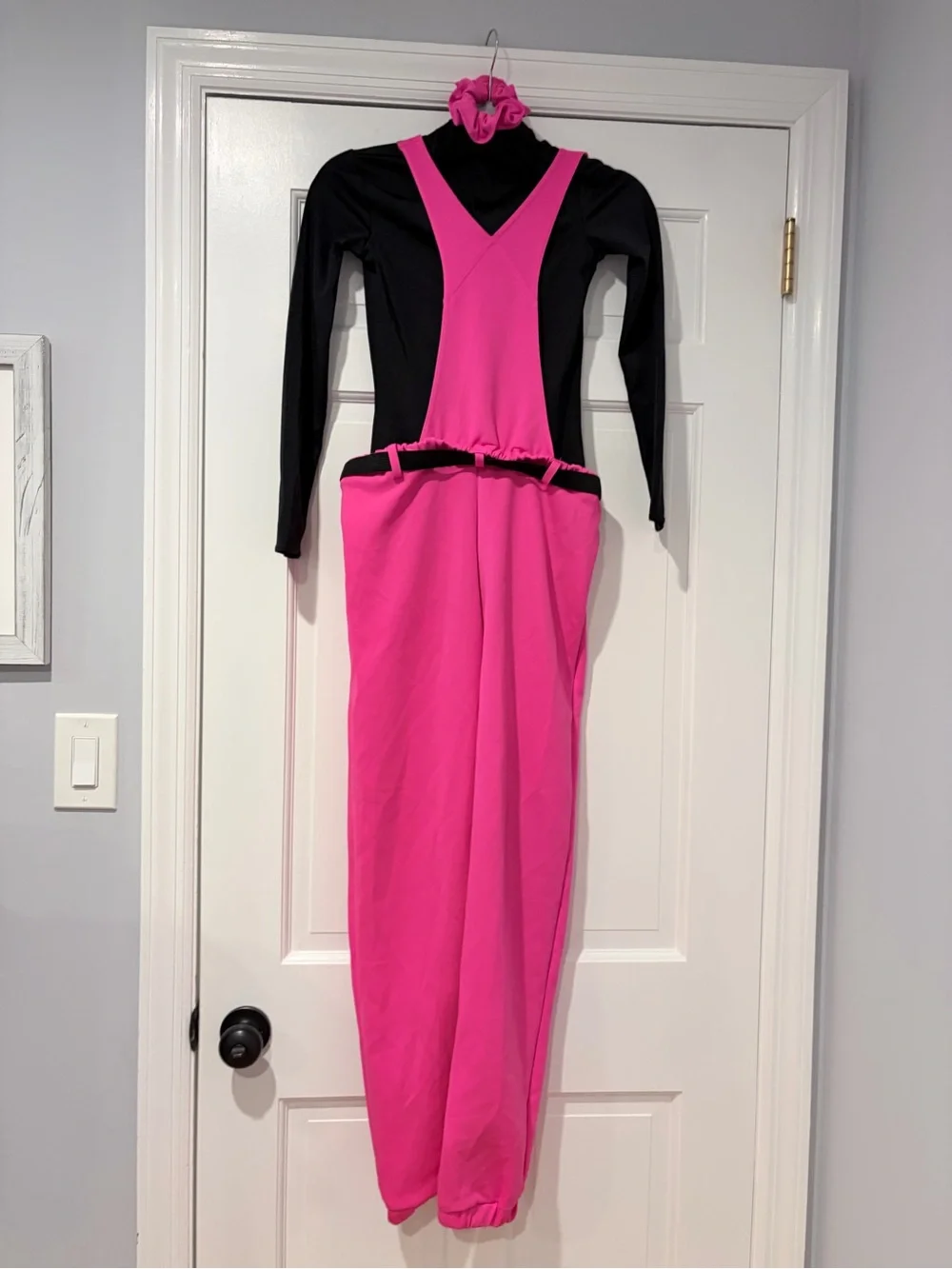 Weissman Jumpin’ Jumpin’ Pink Overalls Dance Costume Child Large L